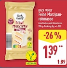 Feine Marzipanrohmasse im Angebot bei ALDI Nord in Bochum Feine Marzipanrohmasse Angebote von Back Family bei ALDI Nord Bochum für 1,39 €