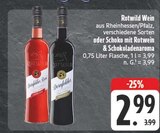 Dornfelder Rotwein Angebote von Rotwild bei EDEKA Chemnitz für 2,99 €