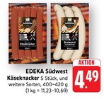 Käseknacker im Angebot bei EDEKA in Hanau Käseknacker Angebote von EDEKA Südwest bei EDEKA Hanau für 4,49 €