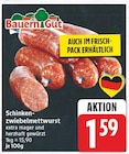 Schinkenzwiebelmettwurst von Bauern Gut für 1,59 € bei E center im Angebot Schinkenzwiebelmettwurst von Bauern Gut im aktuellen E center Prospekt