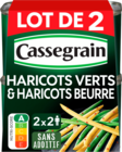 HARICOTS VERTS ET HARICOTS BEURRE CASSEGRAIN - CASSEGRAIN - Auchan Hypermarché HARICOTS VERTS ET HARICOTS BEURRE CASSEGRAIN - CASSEGRAIN à 4,55 € dans le catalogue Auchan Hypermarché