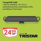 Tischgrill BP-2668 im Angebot bei GLOBUS in Krefeld Tischgrill BP-2668 Angebote von Tristar bei GLOBUS Krefeld für 24,99 €