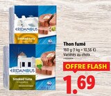 Thon fumé - Eridanous - Lidl à Mulhouse Thon fumé - Eridanous en promo chez Lidl Mulhouse à 1,69 €