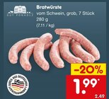 Bratwürste von Gut Ponholz im aktuellen Netto Marken-Discount Prospekt für 1,99 €
