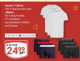 Herren-T-Shirts Angebote von Tommy Hilfiger bei GLOBUS Siegen für 24,99 €