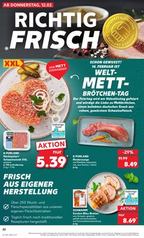 Hackfleisch im Kaufland Prospekt "Aktuelle Angebote" mit 63 Seiten (Salzgitter)