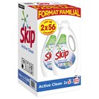 Lessive liquide "Format familial" - SKIP en promo chez Carrefour Charleville-Mézières à 25,59 €