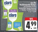 Öko Maschinengeschirr-Reiniger im Angebot bei EDEKA in Altenburg Öko Maschinengeschirr-Reiniger Angebote von claro bei EDEKA Altenburg für 4,99 €
