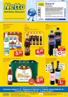 Bier im Netto Marken-Discount Prospekt "DER ORT, AN DEM DU IMMER AUSGEZEICHNETE PREISE FINDEST." mit 2 Seiten (Villingen-Schwenningen)
