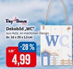 Dekobild „WC“ Angebote von Tony Brown bei Kaufhaus Stolz Wismar für 4,99 €