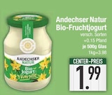 Bio-Fruchtjogurt im Angebot bei EDEKA in Augsburg Bio-Fruchtjogurt Angebote von Andechser Natur bei EDEKA Augsburg für 1,99 €
