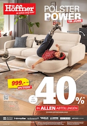 Wohnzimmer Angebot im aktuellen Höffner Prospekt auf Seite 1