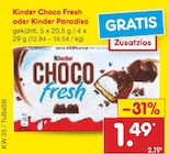 Choco Fresh oder Kinder Paradiso bei Netto Marken-Discount im Eslohe Prospekt für 1,49 €