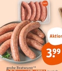 Grillwurst im tegut Prospekt grobe Bratwurst von Metzgerfrisch im aktuellen tegut Prospekt für 3,99 €