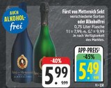 Sekt verschiedene Sorten Angebote von Fürst von Metternich bei E center Weiden für 5,49 €
