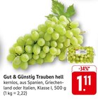 E center Heilbronn - Trauben hell Angebot im Prospekt Trauben hell bei E center im Heilbronn Prospekt für 1,11 €