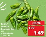 Span./marokk. Bratpaprika Angebote bei Kaufland Delmenhorst für 1,49 €