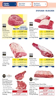 Rindfleisch im aktuellen METRO Prospekt (Wuppertal) Rindfleisch im METRO Prospekt "Wochenangebote Getränke & Snacks" mit 51 Seiten (Wuppertal)