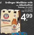 Erdinger Weißbier trüb oder Alkoholfrei im Angebot bei TOP Getränke in Willich Erdinger Weißbier trüb oder Alkoholfrei Angebote von Erdinger bei TOP Getränke Willich für 4,99 €