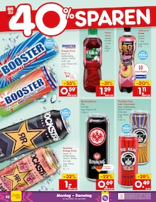 Energydrink im Netto Marken-Discount Prospekt "Aktuelle Angebote" mit 60 Seiten (Gießen)