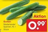Gurken bei Netto Marken-Discount im Schwerin Prospekt für 0,99 €