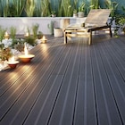 Lame de terrasse composite(o) anthracite Neva Klikstrom L. 220 cm x l. 14,5 cm - Klikstrom - Castorama à Besançon Lame de terrasse composite(o) anthracite Neva Klikstrom L. 220 cm x l. 14,5 cm - Klikstrom en promo chez Castorama Besançon à 27,90 €