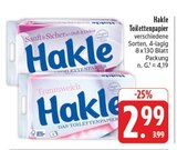 Toilettenpapier im Angebot bei EDEKA in Leipzig Toilettenpapier Angebote von Hakle bei EDEKA Leipzig für 2,99 €