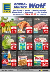 EDEKA Supermarkt Prospekt der aktuellen Woche mit 24 Seiten, gültig von 04.08.2025 bis 09.08.2025, in Ibbenbüren und Umgebung Aktueller EDEKA Supermarkt Prospekt in Ibbenbüren und Umgebung, "Aktuelle Angebote" mit 24 Seiten, 04.08.2025 - 09.08.2025