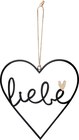 Metallherz mit Holzapplikation "Liebe" zum Aufhängen, schwarz Angebot im aktuellen dm-drogerie markt Prospekt Metallherz mit Holzapplikation "Liebe" zum Aufhängen, schwarz Angebot im dm-drogerie markt Prospekt für 7,95 €