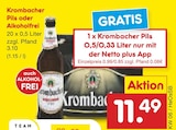 Aktuelles Pils oder Alkoholfrei Angebot bei Netto Marken-Discount in Rostock ab 11,49 €