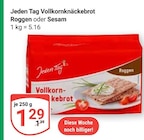 Vollkornknäckebrot Roggen Angebote von Jeden Tag bei GLOBUS Halle für 1,29 €