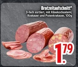 Brotzeitaufschnitt  im aktuellen EDEKA Prospekt für 1,79 €
