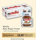 Nuss-Nugat-Creme Angebote von Nutella bei Metro Goslar für 20,32 €