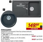 Einbauspülen für 109,99 € bei toom Baumarkt im Angebot Einbauspülen im aktuellen toom Baumarkt Prospekt