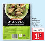 Maultaschen im Angebot bei Marktkauf in Heilbronn Maultaschen Angebote von Bürger bei Marktkauf Heilbronn für 1,69 €