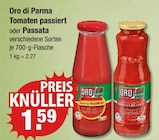 Tomaten passiert oder Passata von Oro di Parma im aktuellen V-Markt Prospekt für 1,59 €