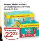 Windeln Maxipack Angebote von Pampers bei GLOBUS Saarlouis für 22,22 €