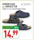 Herren Clogs oder Pantoletten Angebote von A. Tony bei Marktkauf Bad Salzuflen für 14,99 €