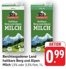 Haltbare Berg und Alpen Milch 1,5% Fett Angebote von Berchtesgadener Land bei E center Filderstadt für 0,99 €