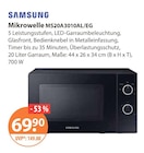 Mikrowelle im V-Markt Prospekt Mikrowelle MS20A3010AL/EG von Samsung im aktuellen V-Markt Prospekt für 69,90 €