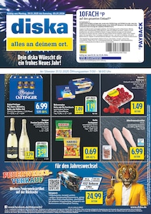 Hähnchen im diska Prospekt "alles an deinem ort." mit 12 Seiten (Erlangen)