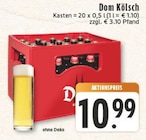 Dom Kölsch Angebote von Dom Kölsch bei E center Niederkassel für 10,99 €