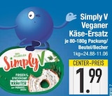 Veganer Käse-Ersatz von Simply V im aktuellen EDEKA Prospekt für 1,99 €