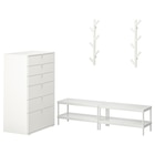 Flur-Set, 5-tlg. weiß Angebote von MACKAPÄR / VIHALS bei IKEA Erfurt für 214,96 €