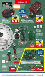 Lidl Lampe im Prospekt 