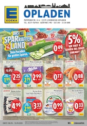 EDEKA Prospekt für Leverkusen: "Aktuelle Angebote", 24 Seiten, 08.09.2025 - 13.09.2025