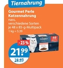 Gourmet im V-Markt Prospekt Perle Katzennahrung von Gourmet im aktuellen V-Markt Prospekt für 21,99 €