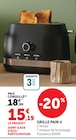 Grille-pain - U en promo chez Super U Dunkerque à 15,19 €