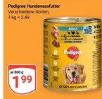 Hundenassfutter im Angebot bei GLOBUS in Altenburg Hundenassfutter Angebote von Pedigree bei GLOBUS Altenburg für 1,99 €