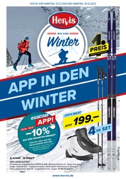 Hervis Sports Prospekt für Nürnberg mit 16 Seiten Hervis Sports Prospekt für Nürnberg: "APP IN DEN WINTER", 16 Seiten, 03.12.2022 - 10.12.2022